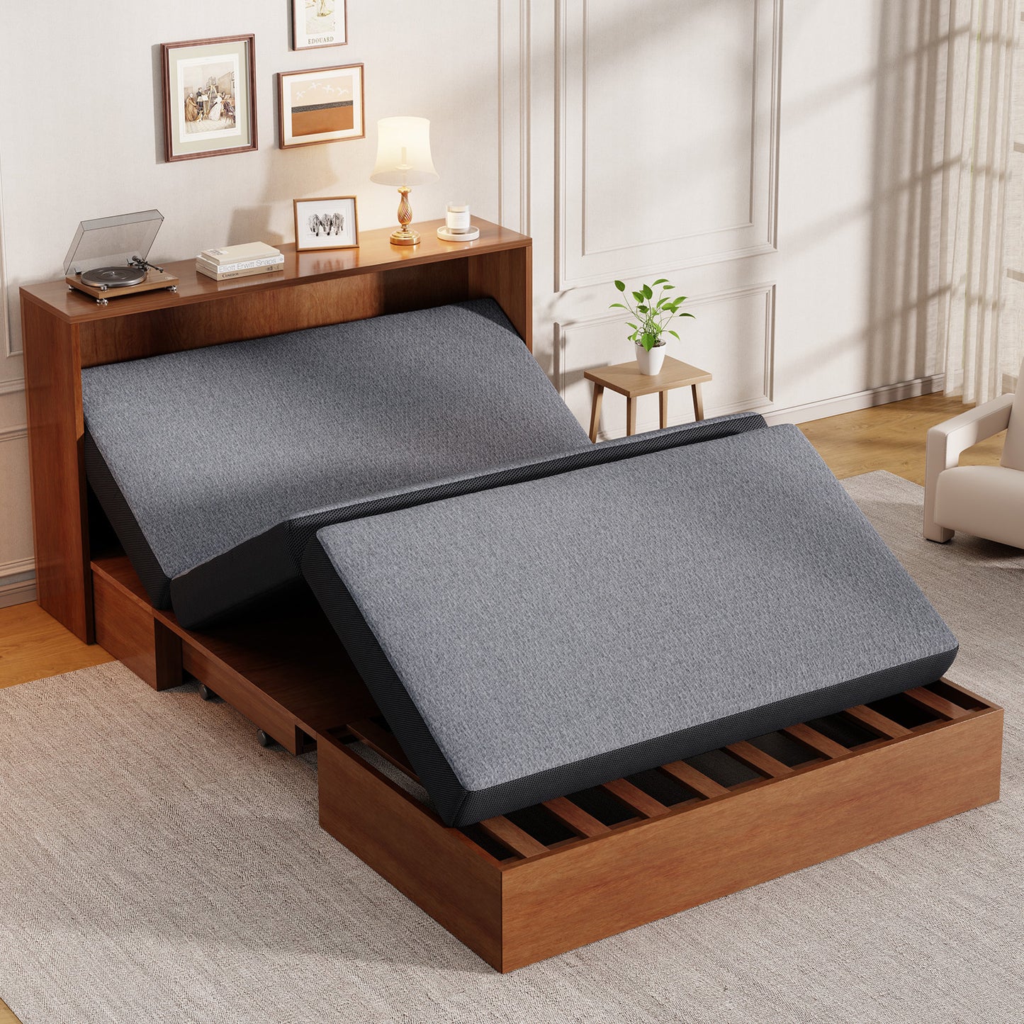 Cozylore 6 inch Tri-Folding Memory Foam Mattress – Portable Foldable Floor Bed